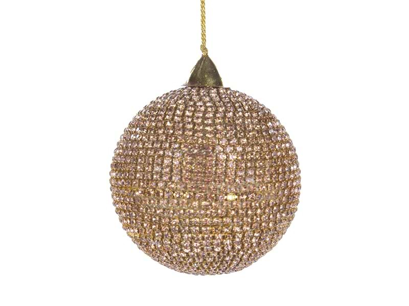 Ялинкова іграшка Lefard золото 8 см (877-098)