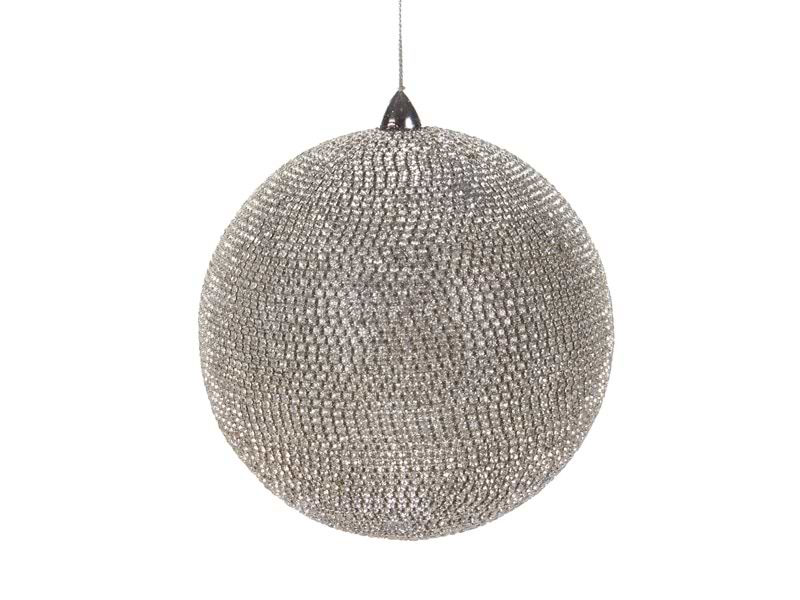 Ялинкова іграшка Lefard серебро 15 см (877-103)