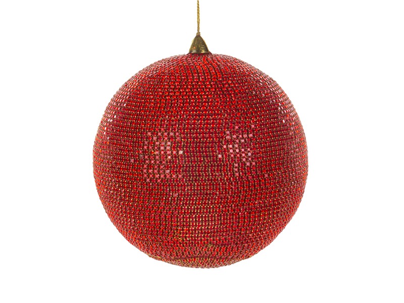 Ялинкова іграшка Lefard червоний 15 см (877-106)