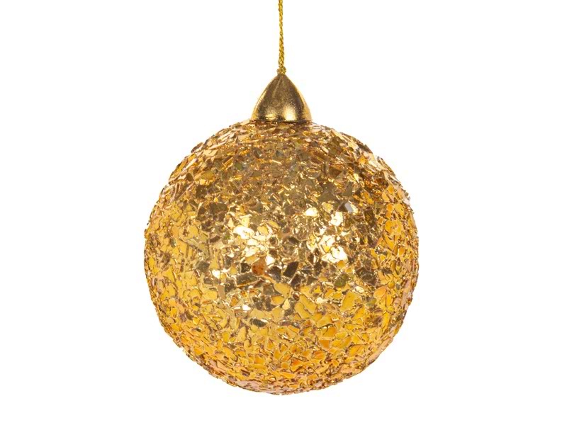 Ялинкова іграшка Lefard золото 8 см (877-117)