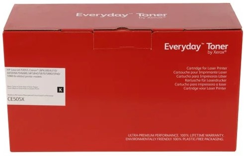 Картридж для лазерных принтеров/МФУ Xerox Everyday совместимый аналог HP CE505X (05X), Canon 719H (006R03839)