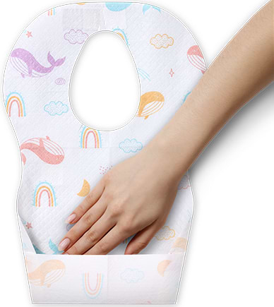Фото - Нагрудник одноразовый BabyOno 10 шт/уп. 23,5 см x 34,5 см (878)