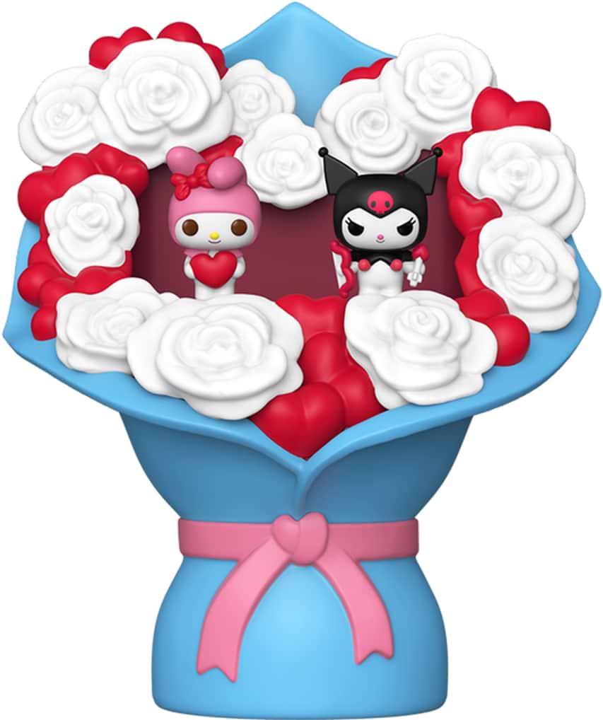 Набір ігрових фігурок FUNKO POP! Bouquet серії Sanrio - МАЙ МЕЛОДІ І КУРОМИ (87807)