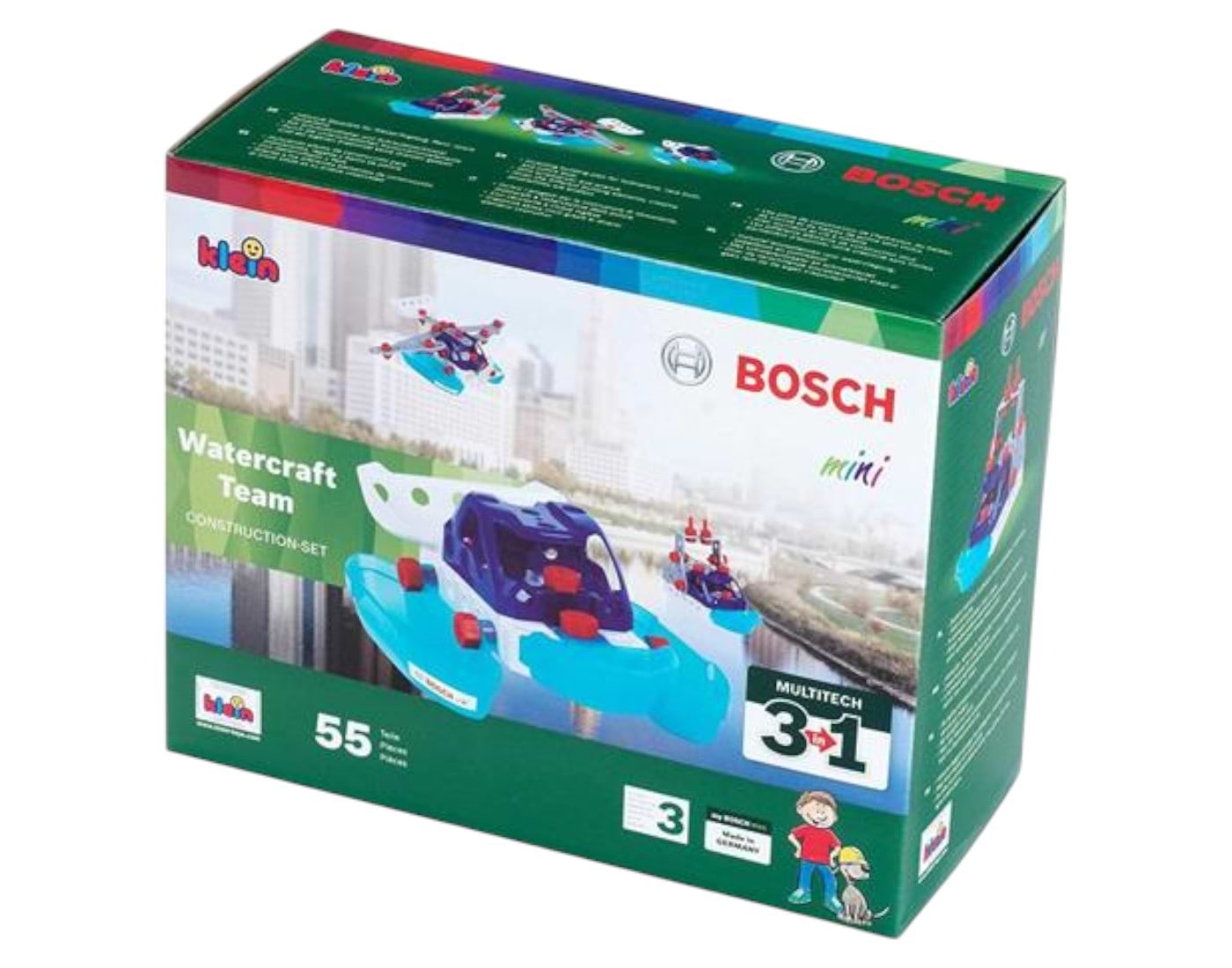 Пластиковий конструктор Klein Bosch Mini Водний транспорт 55 деталей (8794)