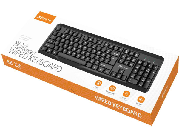 Фото - Клавиатура проводная XTRIKE ME KB-229UA