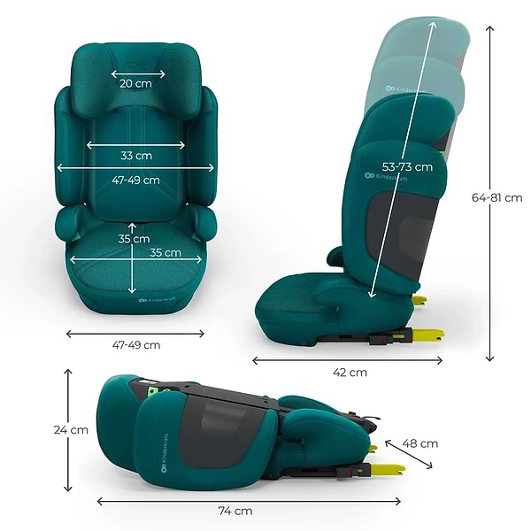 Фото - Автокресло Kinderkraft Xpand 2 PRO i-Size Green (KCXPPR02GRE0000)