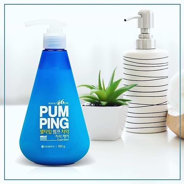 Фото - Зубна паста LG Perioe 46 см Pumping Cool mint 285 г (8801051065589)