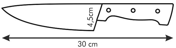 Фото - Ніж кухонний tescoma 880529 Home Profi 17 см