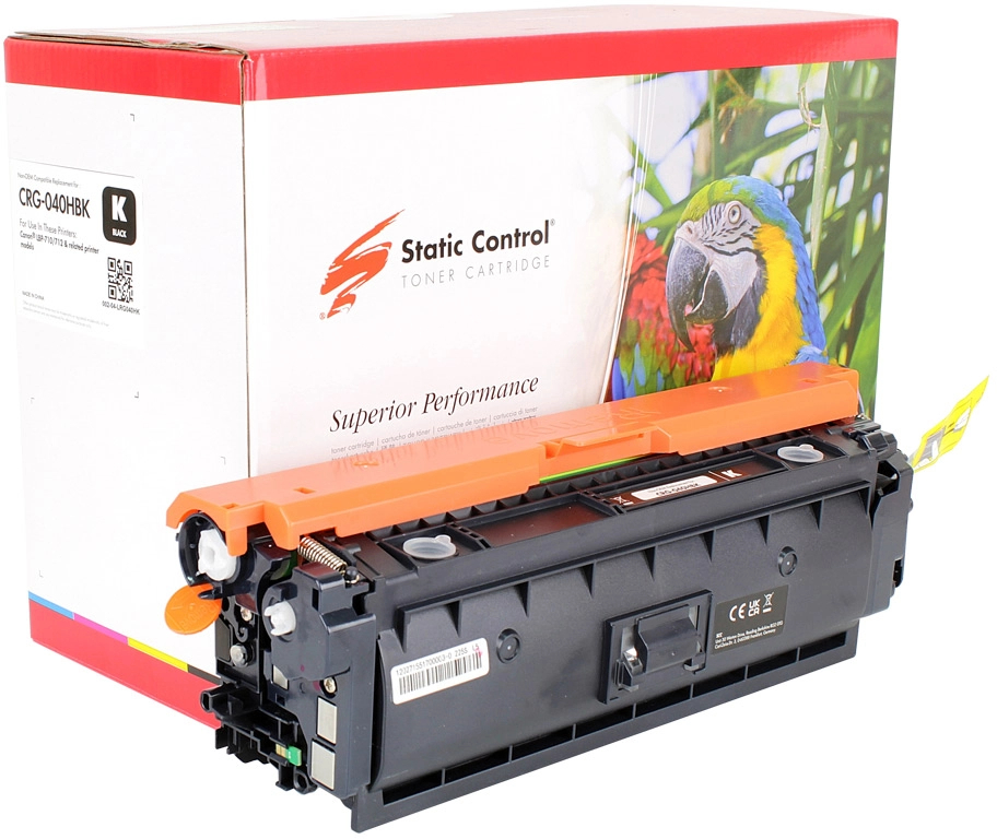 Картридж-тонер Static Control Parrot сумісний аналог HP CF360X (508X), Canon 040H black (002-04-LRG040HK) - Фото 1
