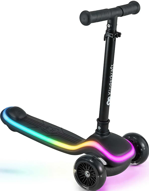 Фото - Трёхколёсный самокат Kinderkraft Raket Black (KRRAKE00BLK0000)