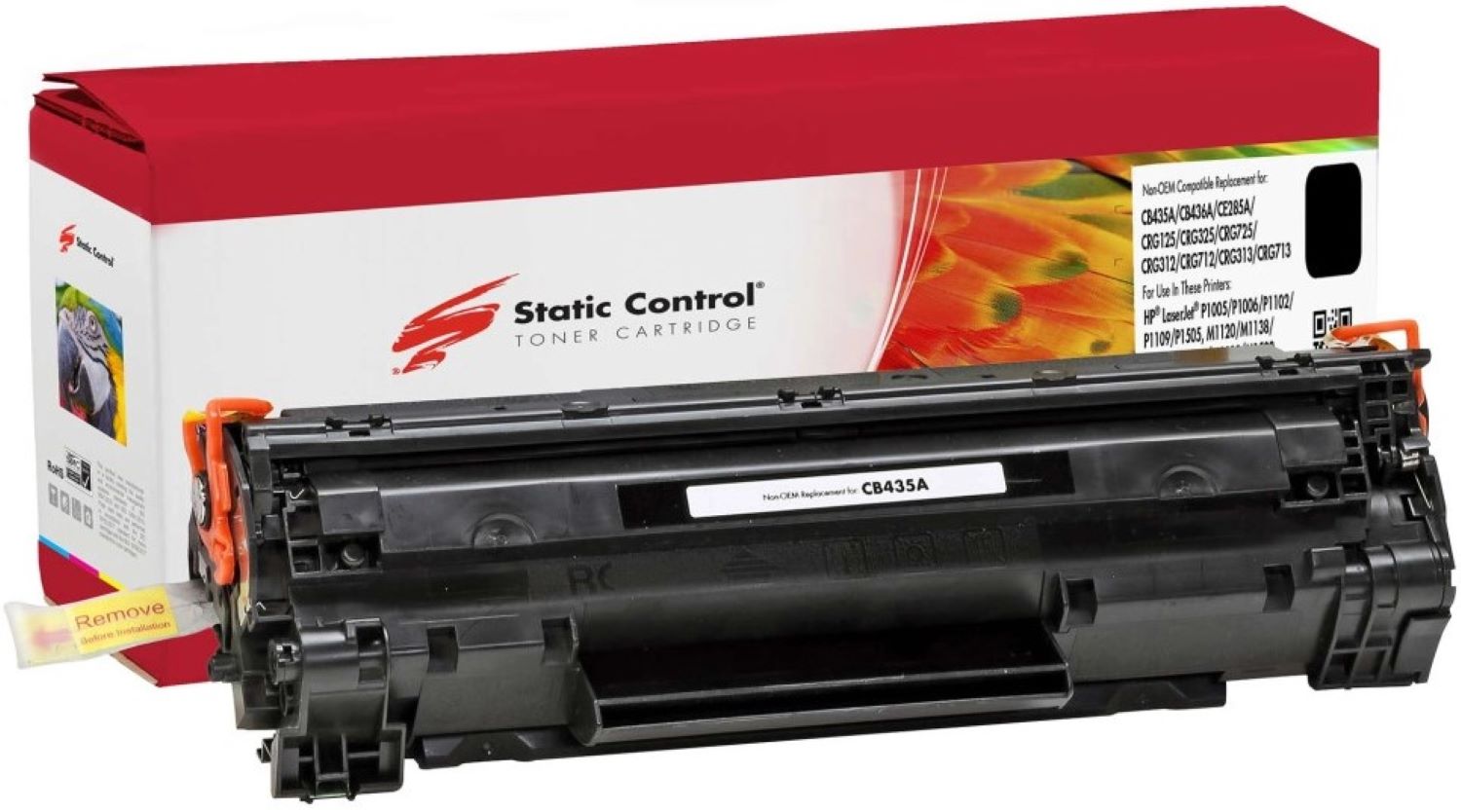 Картридж-тонер Static Control Parrot сумісний аналог HP CB435A/CB436A/CE285A, Canon 712/713/725 (002-01-LB435AU) - Фото 1