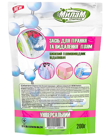 Фото - Средство для удаления пятен Милам 200 г (4820152290885) Фото - Средство для удаления пятен Милам 200 г (4820152290885)