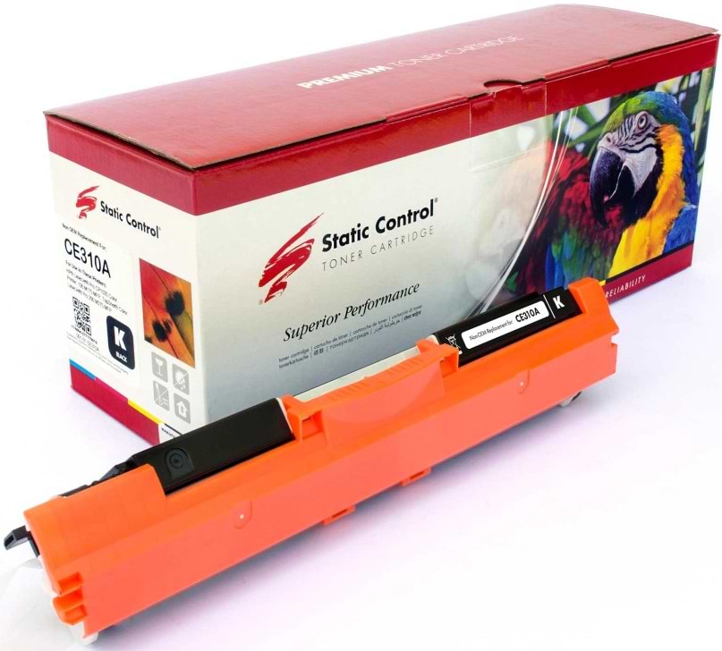 Картридж-тонер Static Control Parrot совместимый аналог HP CE310A (126A)/CF350A (130A), Canon 729 black (002-01-VU310A)
