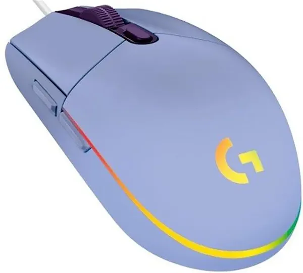 Фото - Мышь проводная игровая Logitech G102 Lightsync (910-005854) Lilac USB