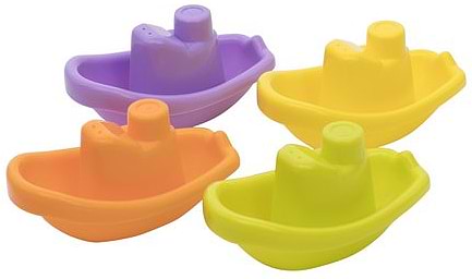 Фото - Іграшка для ванної Baby Team Набір іграшок Човники 4 шт (8854)