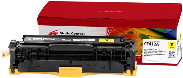 Фото - Картридж-тонер Static Control Parrot сумісний аналог HP CE412A (305A) yellow (002-01-LE412A)