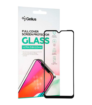 Фото - Захисне скло для смартфону Gelius Full Cover Ultra-Thin 0.25mm for Xiaomi Redmi 9a Black (88717)