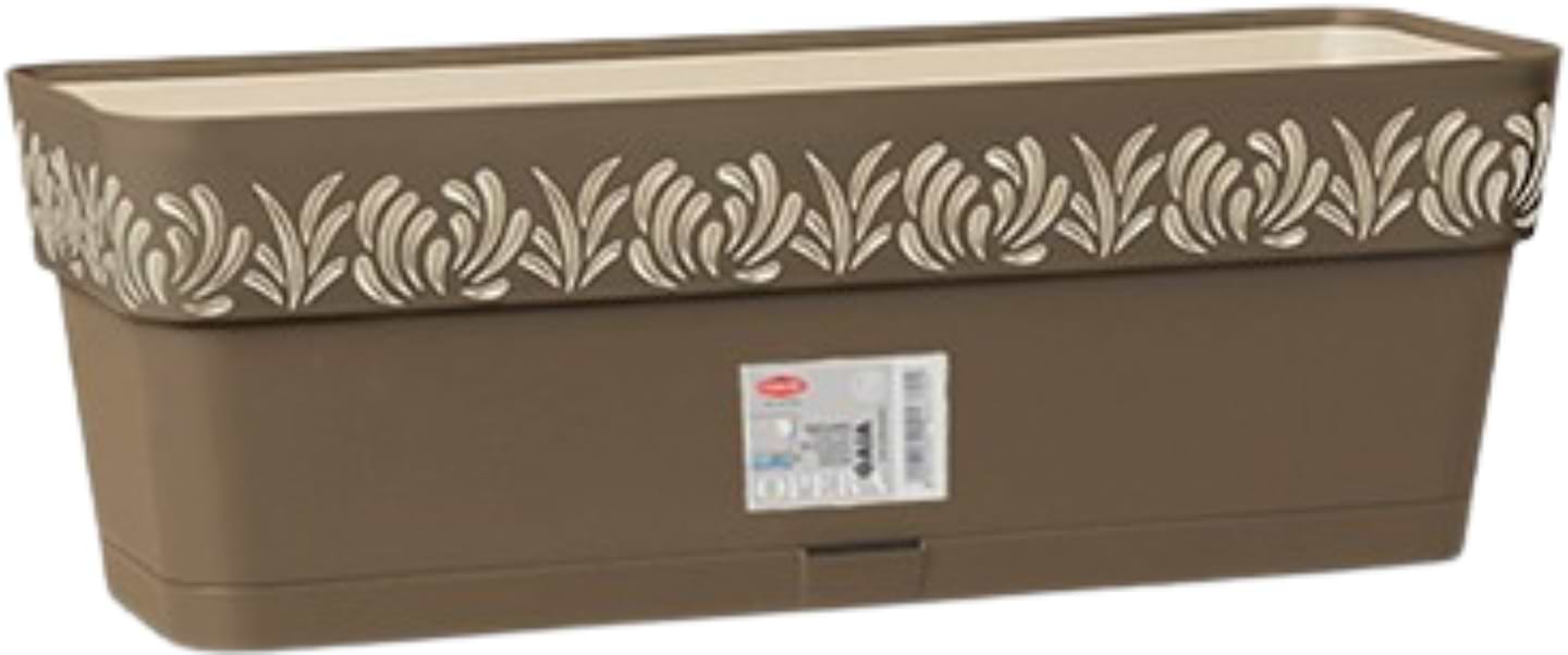 Вазон Stefanplast OPERA Gaia 50x18x17 см капучино/ваниль 88802