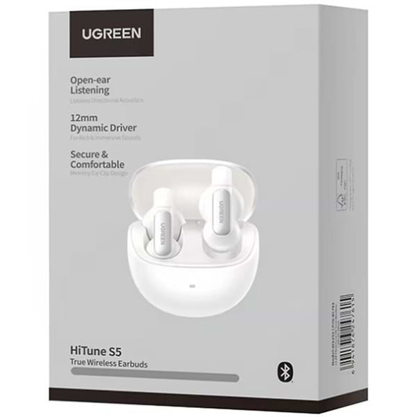 Фото - Навушники вкладиші бездротові TWS UGREEN HiTune S5 Open Wearable WS210  White (45761)