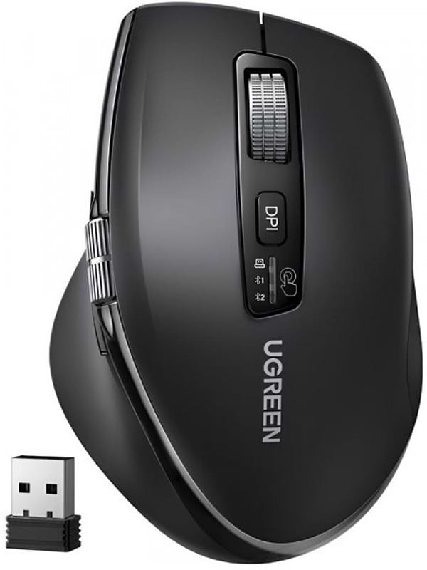 Фото - Мышь беспроводная UGREEN 2.4GHz&BT M751 Black (45792)