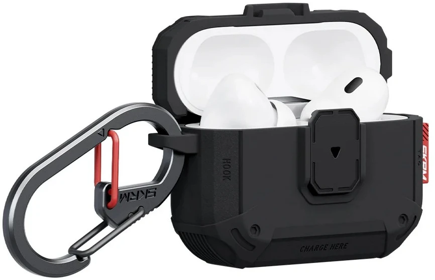 Чохол для навушників Skinarma Mecha LE do AirPods Pro 3 black (SK-APP3MECLE-BLACK)