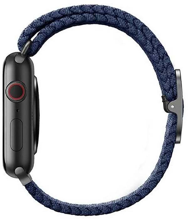 Фото - Ремінець для смарт-годинника Uniq Aspen Apple Watch 40/38/41mm Series 1/2/3/4/5/6/7/8/9/SE/SE2 Braided oxford blue (8886463676394)