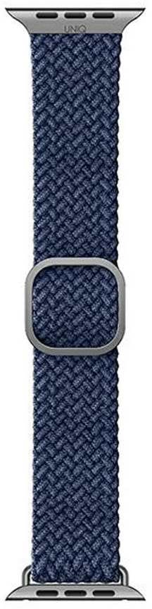 Фото - Ремінець для смарт-годинника Uniq Aspen Apple Watch 40/38/41mm Series 1/2/3/4/5/6/7/8/9/SE/SE2 Braided oxford blue (8886463676394)