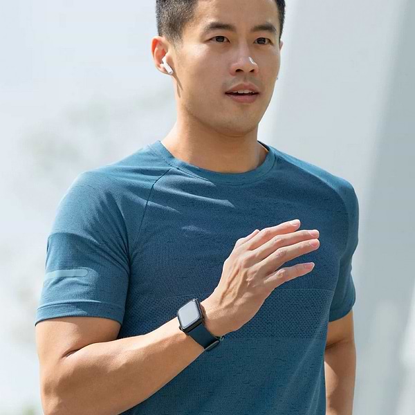 Фото - Ремінець для смарт-годинника Uniq Linus Apple Watch Series 1- 9/SE-SE3/Ultra-Ultra 3 42/44/45/49mm. Airosoft Silicone nautical blue UNIQ-45MM-LINUSBLU (8886463680919)