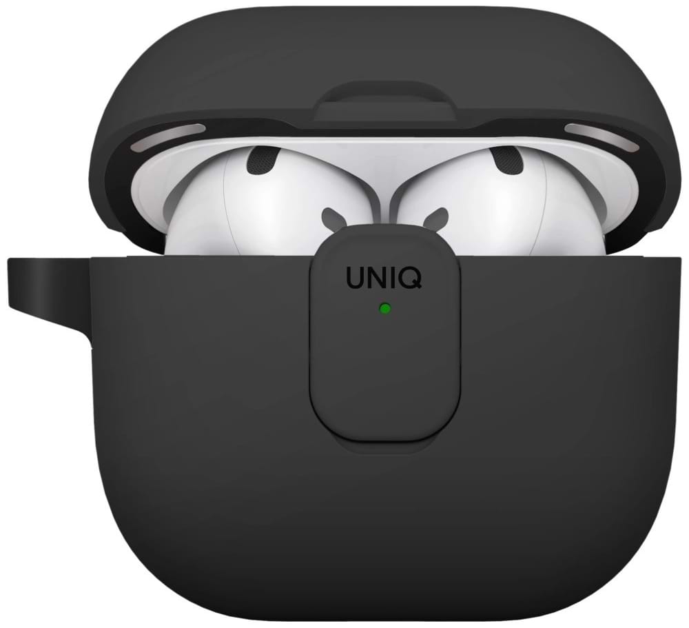 Чохол для навушників Uniq Clyde for AirPods 4 Lock Case чорний CLYCHRDGRY (8886463693193)