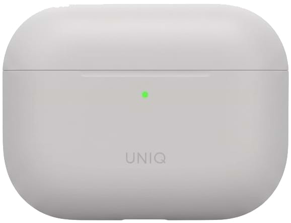 Чехол для наушников Uniq Lino do AirPods Pro 3 gen Silicone Silver (UNIQ-AIRPODSPRO3-LINOCHRGRY)