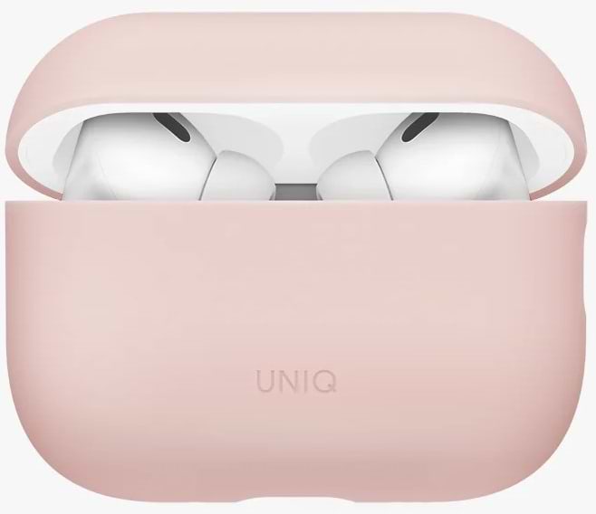 Чехол для наушников Uniq Lino do AirPods Pro 3 gen Silicone Pink (UNIQ-AIRPODSPRO3- LINOBLPINK)