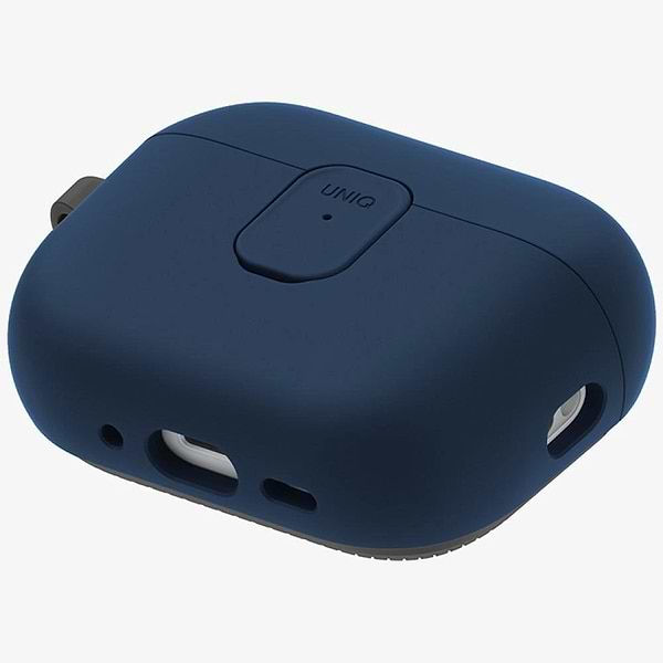 Фото - Чохол для навушників Uniq Clyde for AirPods Pro 3 gen блакитно-сірий CLYRBLUDGRY (8886463696989)