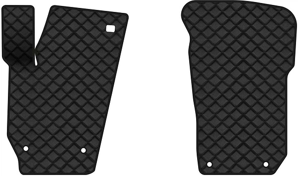 Фото - Килимки з екошкіри в салон авто передні EVAtech для Fabia (5J) Skoda 2007-2014 2 покоління Combi EU (SK3217AF2AV4BBB)