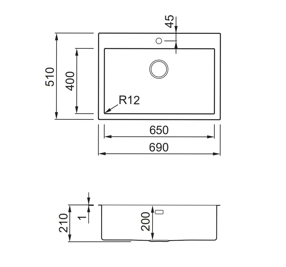 Фото - Мойка кухонная Elleci Compass 650