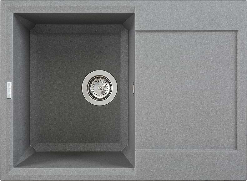 Мойка кухонная Elleci Easy 135 Titanium 73 - Фото 1