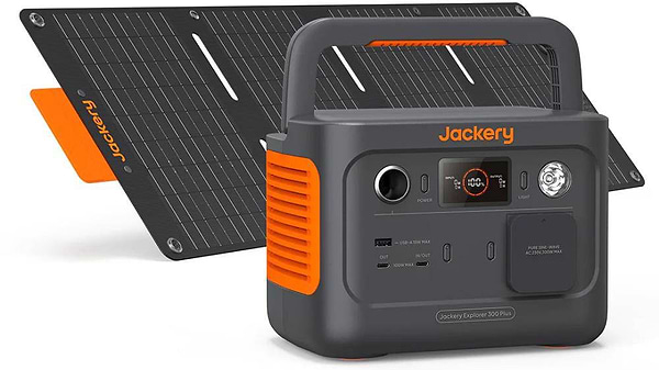 Фото - Зарядная станция универсальная Jackery 300PLS + солнечная панель 40W