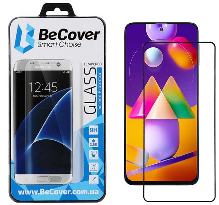 Захисне скло для смартфону BeCover for Samsung Galaxy M31s SM-M317 Black (705234)