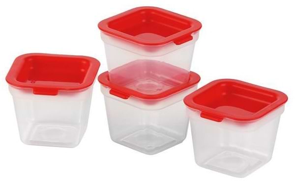 Емкость для хранения tescoma для заморозки Purity 120 мл 4 шт. (891872)