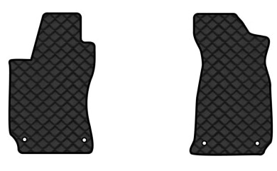 Килимки з екошкіри в салон авто передні EVAtech для Passat (B5) Volkswagen 1996-2005 5 покоління Sedan EU (VW31891AG2TL4BBB)