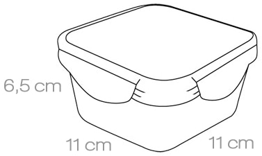 Фото - Ємність для зберігання tescoma 892010 Freshbox 0.4 л