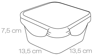 Фото - Емкость для хранения tescoma 892012 Freshbox 0.7 л