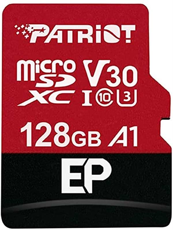 Фото - Карта памяти Patriot MicroSDXC 128GB UHS-I/U3 Class 10 EP A1 R90/W80MB/s + SD-adapter (PEF128GEP31MCX)