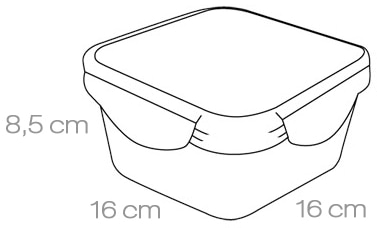 Фото - Ємність для зберігання tescoma 892014 Freshbox 1.2 л