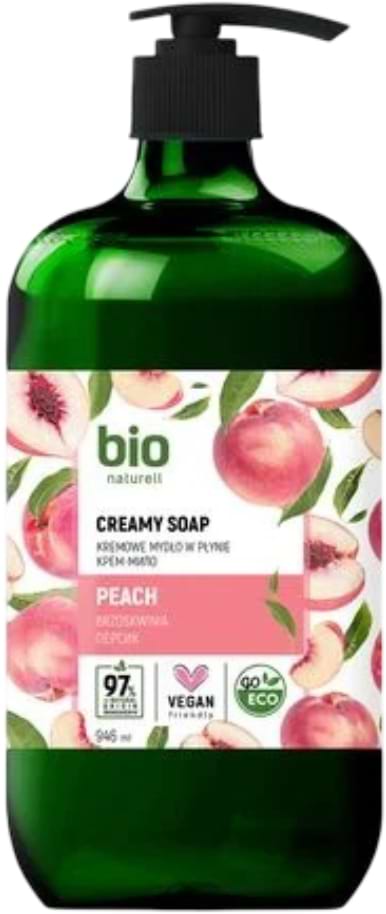 Фото - Жидкое мыло для рук Bio Naturell 946 мл персик (4820168434525)