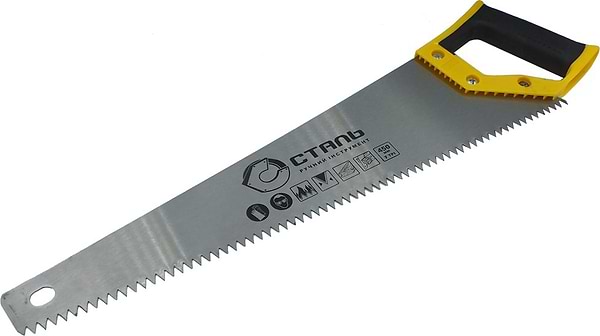 Фото - Ножовка Сталь по дереву большой зуб 450 мм 4tpi Сталь