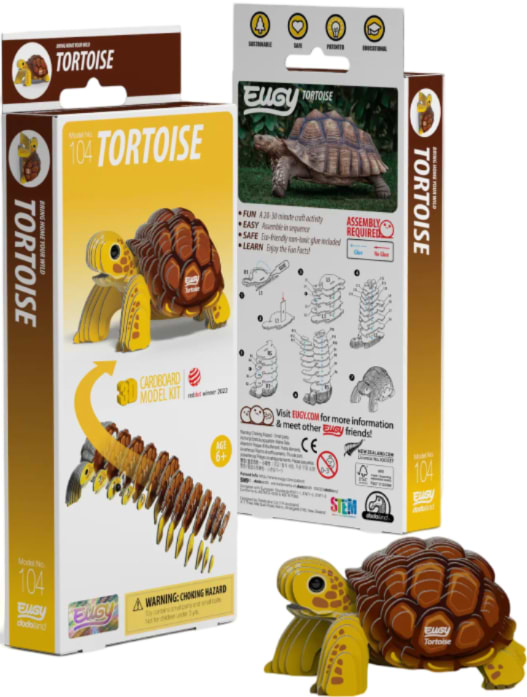 3D пазли EUGY Зоопарк: Черепаха (XEG-104) - Фото 1