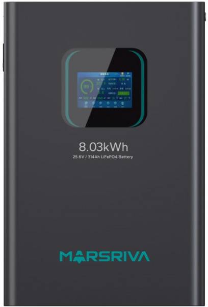 Батарея для солнечного инвертора Marsriva LiFePO4, 25.6V/314Ah, 8.03kWh (MR-LBP24-314-WMT)