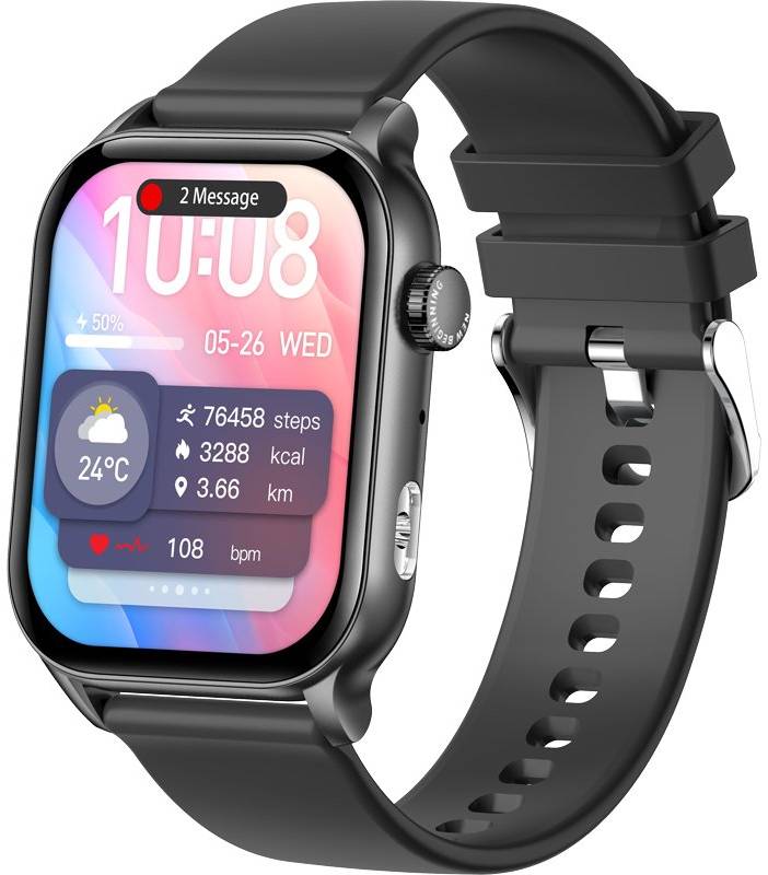 Смарт-годинник Gelius Amazwatch Light GP-SW015 Black (101272) - Фото 1