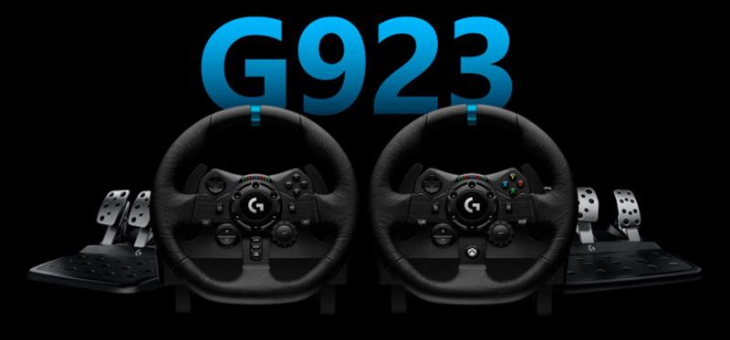 Фото - Кермо Logitech G923 Racing Wheel and Pedals for PS4 and PC (941-000149)