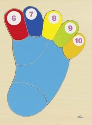 Фото - Пазли (3-4 роки) goki Ніжки (57876G)